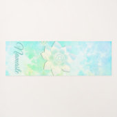 Blume Yogamatte (Rückseite (Horizontal))
