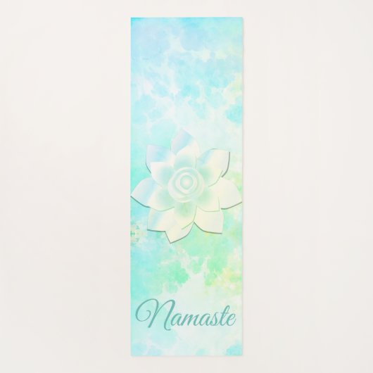 Blume Yogamatte (Rückseite)