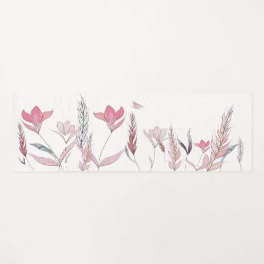 Blume Yogamatte (Vorderseite (Horizontal))