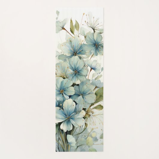 Blume Yogamatte (Rückseite)