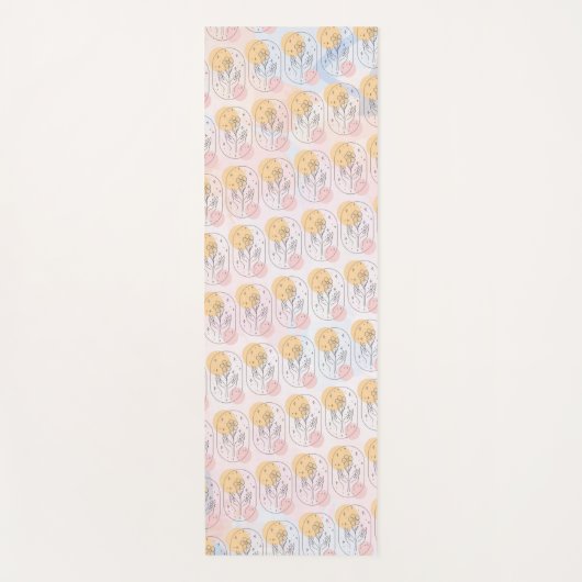 Blume Yogamatte (Vorderseite)