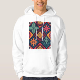 Blume-Zaubermuster Hoodie