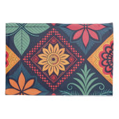 Blume-Zaubermuster Kissenbezug (Rückseite)