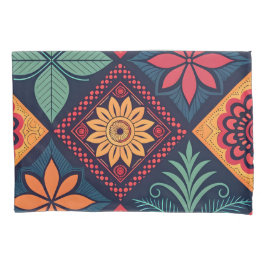 Blume-Zaubermuster Kissenbezug