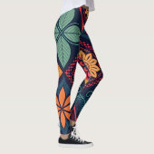 Blume-Zaubermuster Leggings (Rechts)
