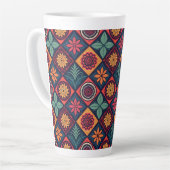 Blume-Zaubermuster Milchtasse (Linke Ecke)