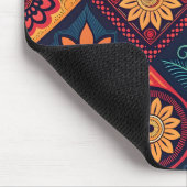 Blume-Zaubermuster Mousepad (Ecke)