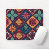 Blume-Zaubermuster Mousepad (Mit Mouse)