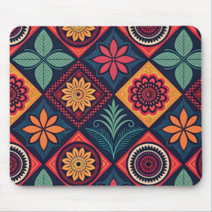 Blume-Zaubermuster Mousepad