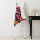 Blume-Zaubermuster Sherpadecke (Beispiel)