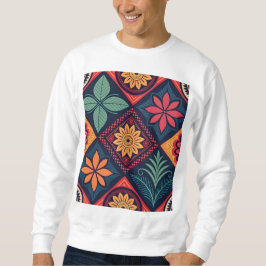 Blume-Zaubermuster Sweatshirt