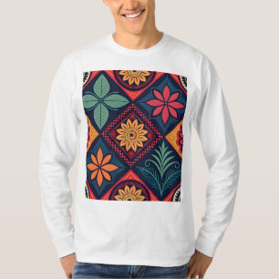 Blume-Zaubermuster T-Shirt