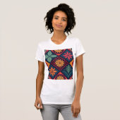 Blume-Zaubermuster T-Shirt (Vorne ganz)