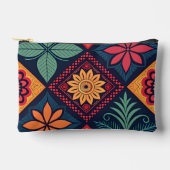 Blume-Zaubermuster Zubehörtasche (Vorderseite)