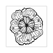 Blume Zeichn der Briefmarke Holz Gummistempel (Prägung)