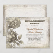 Blume zeichne Einladung (Vorne/Hinten)