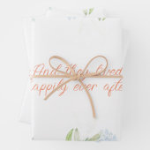 Blume zeichnen Personalisiert Geschenkpapier Set (Beispiel)