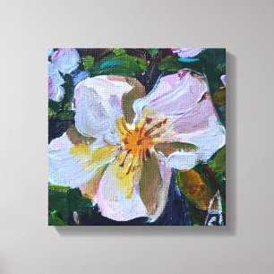 Blume, zeitgenössische Ölmalerei Leinwanddruck