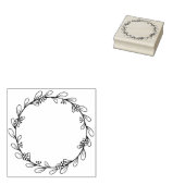 Blume, Zeitschriftenrahmen Gummistempel (Stempel)