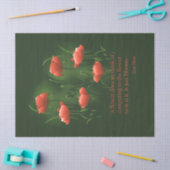 Blume Zen Zitat Art Decoupage Seidenpapier (Basteln)