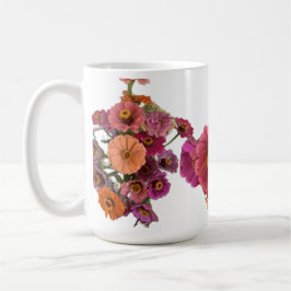 Blume Zinnia Maureen Girard Bouquet Sachet Kaffeetasse