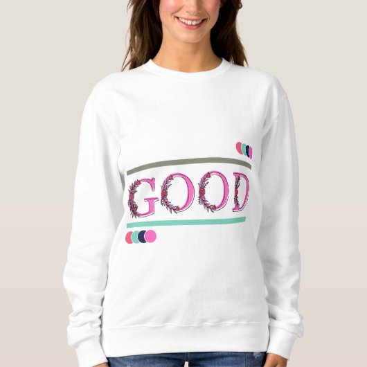 Blume Zitate Sommer Sweatshirt (Vorderseite)