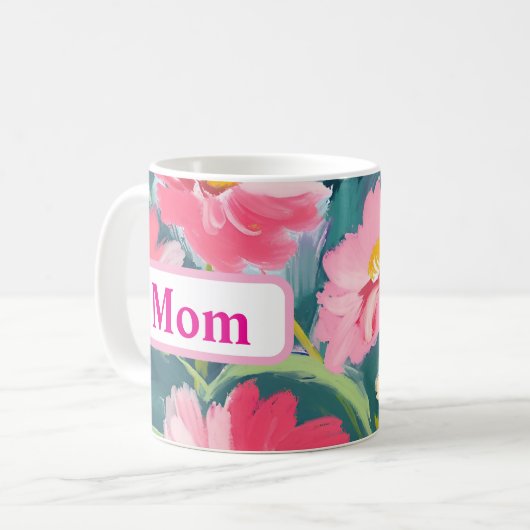 Blume zu Blue Kaffeetasse (Vorderseite Links)