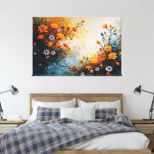 Blume zu Feiern Leinwanddruck (Insitu (Schlafzimmer))