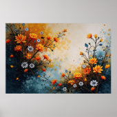 Blume zu Feiern Poster (Vorne)