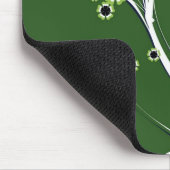 Blume zu grün - Mousepad (Ecke)