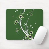 Blume zu grün - Mousepad (Mit Mouse)