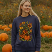 Blume zu Halloween Sweatshirt
