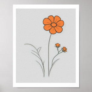 BLUME ZUHAUSE WALL ART POSTER