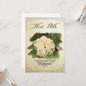 Blume zum 11.11.2010 "Japanische Schlangenschlange Karte (Vorderseite/Rückseite Beispiel)