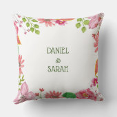 Blume zum 1. Hochzeitstag Kissen (Rückseite)