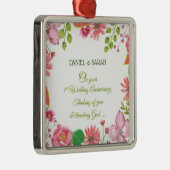 Blume zum 1. Hochzeitstag Ornament Aus Metall (Rechts)