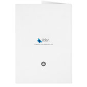 Blume zum 3. Geburtstag, grafisch lila rosa (Hinten)