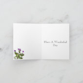 Blume zum 56. Hochzeitstag Karte (Innenseite)