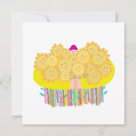 Blume zum Geburtstag (Vorderseite)