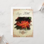 Blume zum Geburtstag am 20. Sep. Karte (Vorderseite/Rückseite Beispiel)