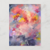 Blume zum Geburtstag für Sie Postkarte (Vorderseite)