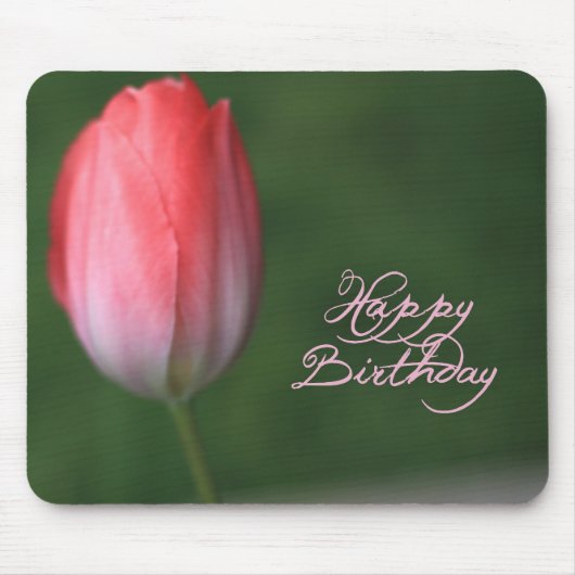 Blume zum Geburtstag Mousepad (Vorne)