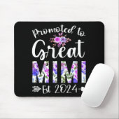 Blume zum Großen Mimi Est 2024 Muttertag Mousepad (Mit Mouse)