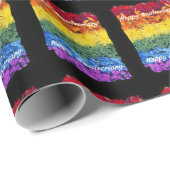 Blume zum guten Jubiläum Geschenkpapier (Rolleneckpunkt)