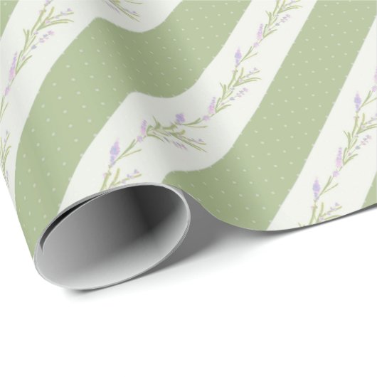 Blume zum Hochzeitszerkleinern von grünen Streifen Geschenkpapier (Rolleneckpunkt)