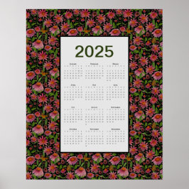 Blume zum Kalenderjahr 2025 Poster