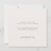 Blume zum Muttertag Einladung (Rückseite)