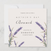 Blume zum Muttertag Einladung (Vorderseite)