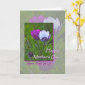 Blume zum Muttertag von uns beiden Karte (Gelbe Blume)