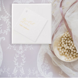 Blume zum Party "French Garden" Geschenkanhänger